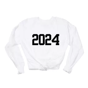 2024 (Varsity, Black) - Tee (Vintage White, Long Sleeve)