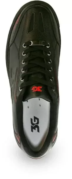 3G Mens Racer Black/Red Right Hand Bowling Shoes