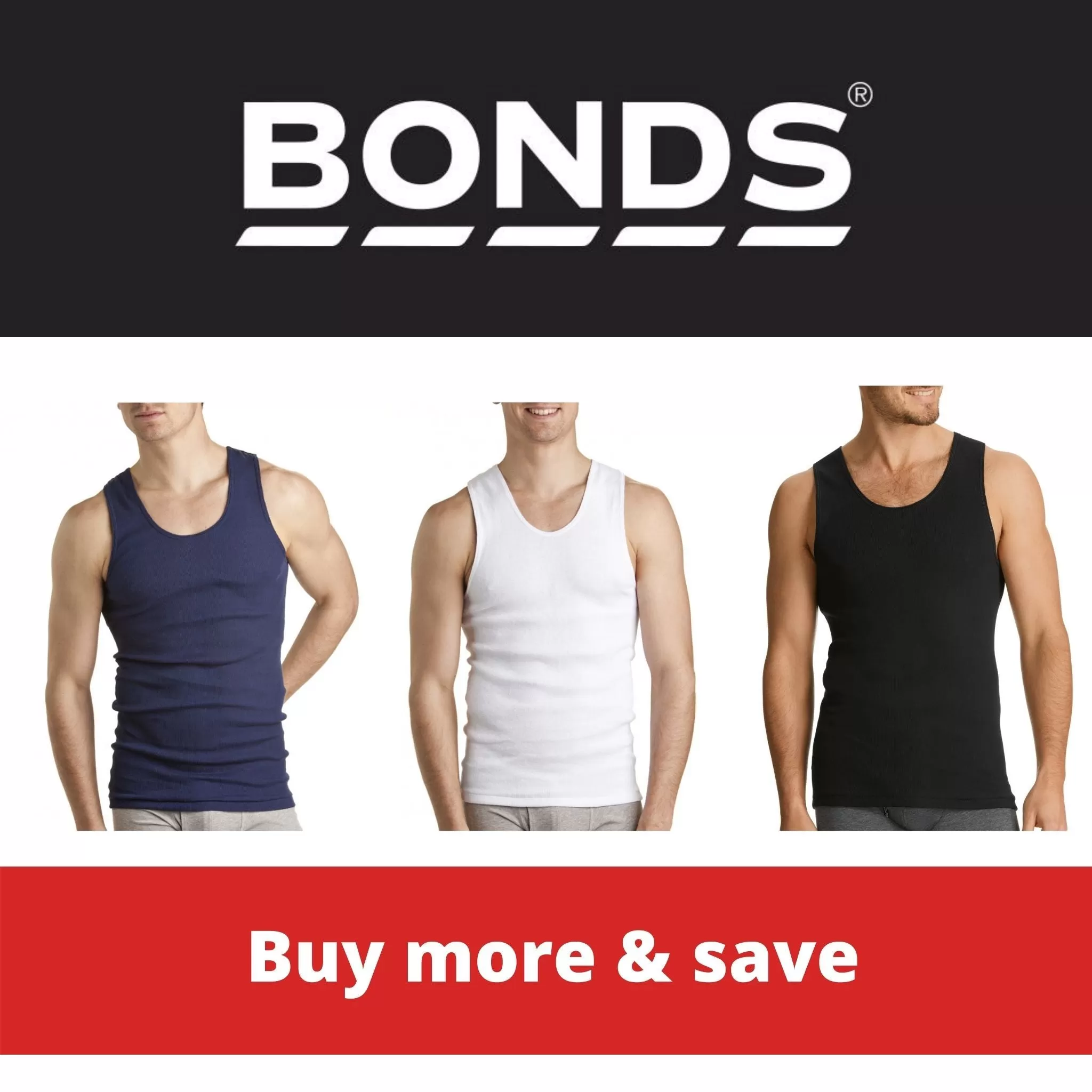 4 Pack Bonds Singlets - Navy