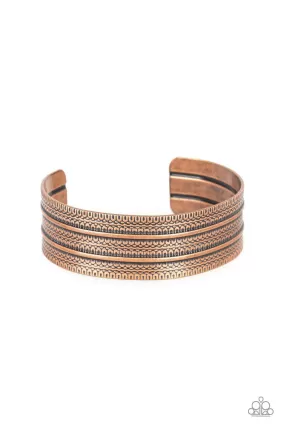 Absolute Amazon Copper Bracelet - Paparazzi Accessories