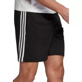 adidas Essentials French Terry 3 Stripes Mens Shorts - Black