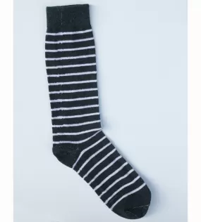 American Trench cotton breton stripe socks -carbon