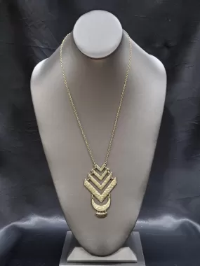 Artisan Edge Brass Necklace - Paparazzi Accessories