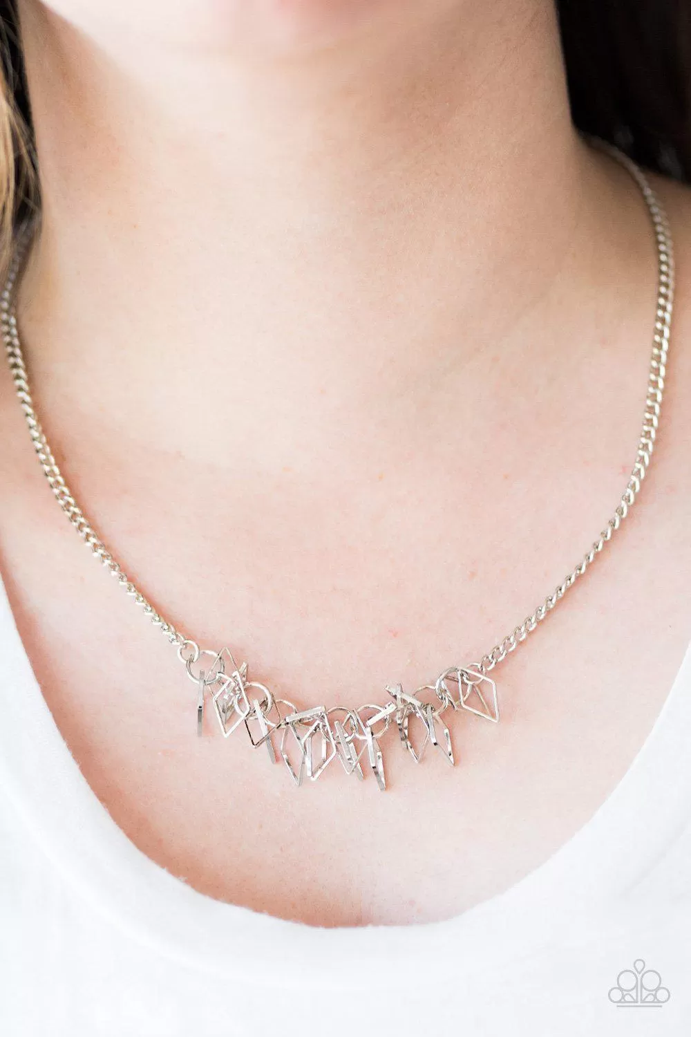 Beast Mode Silver Necklace - Paparazzi Accessories