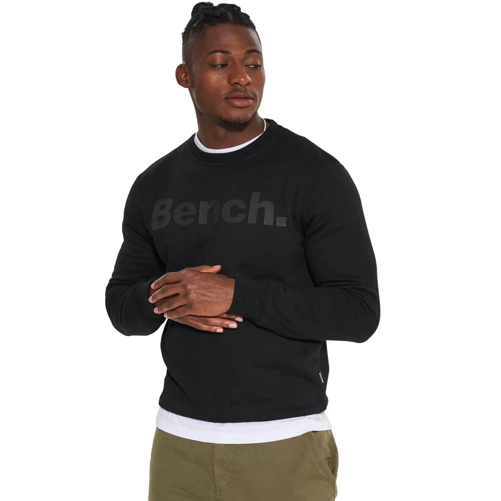 Bench Mens Lalond Crew Neck Sweatshirt