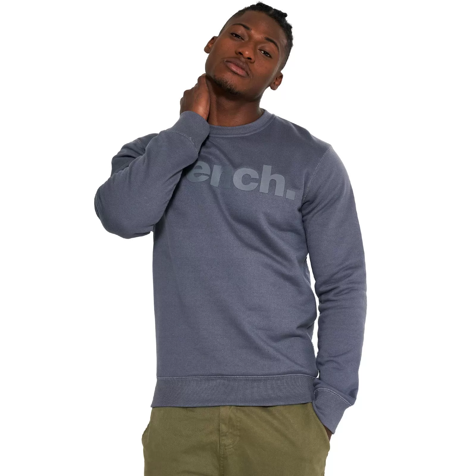 Bench Mens Lalond Crew Neck Sweatshirt