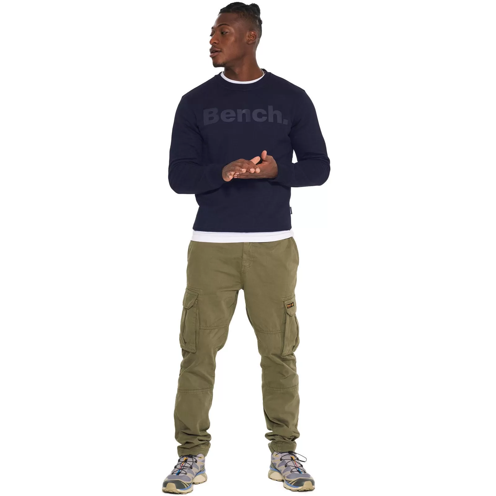 Bench Mens Lalond Crew Neck Sweatshirt