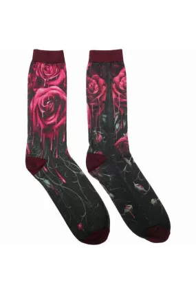 Blood Rose - Unisex Printed Socks