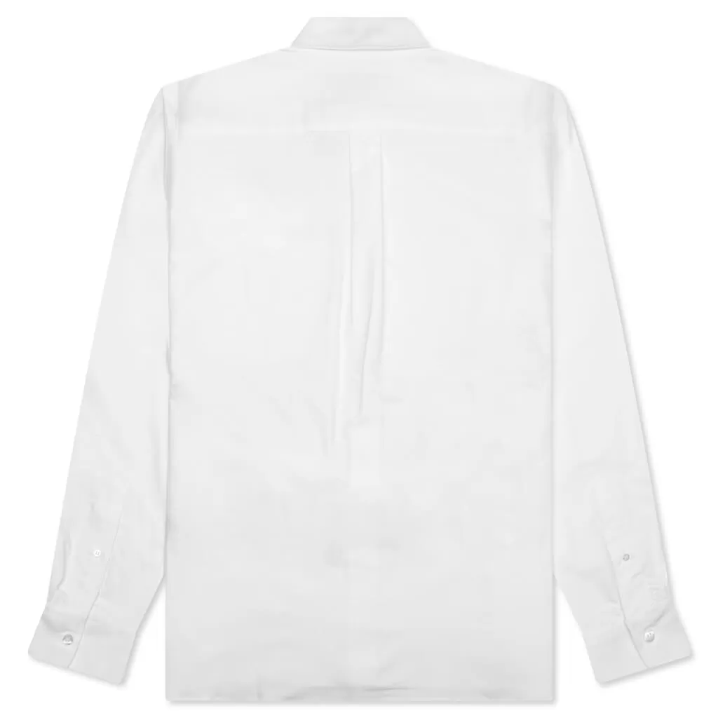 Classic Fit Logo Pocket Shirt - White