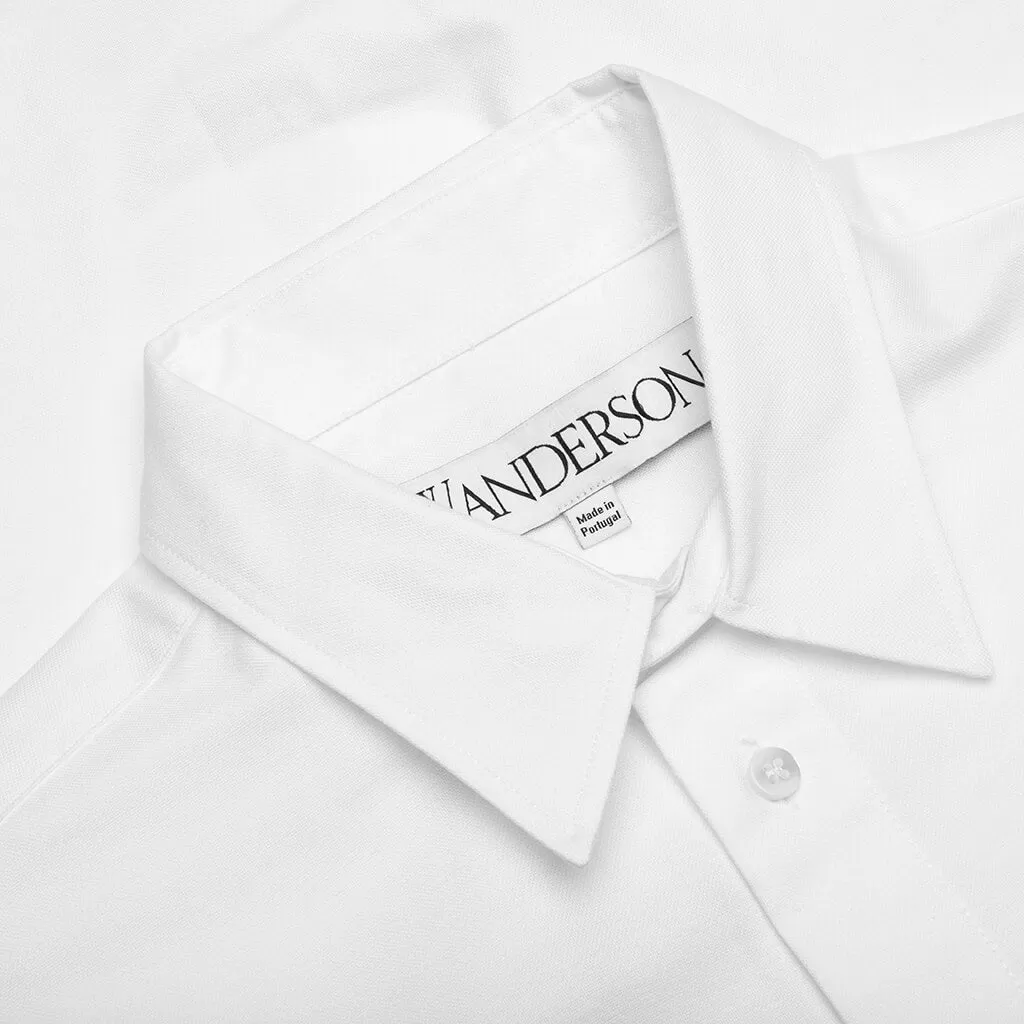 Classic Fit Logo Pocket Shirt - White