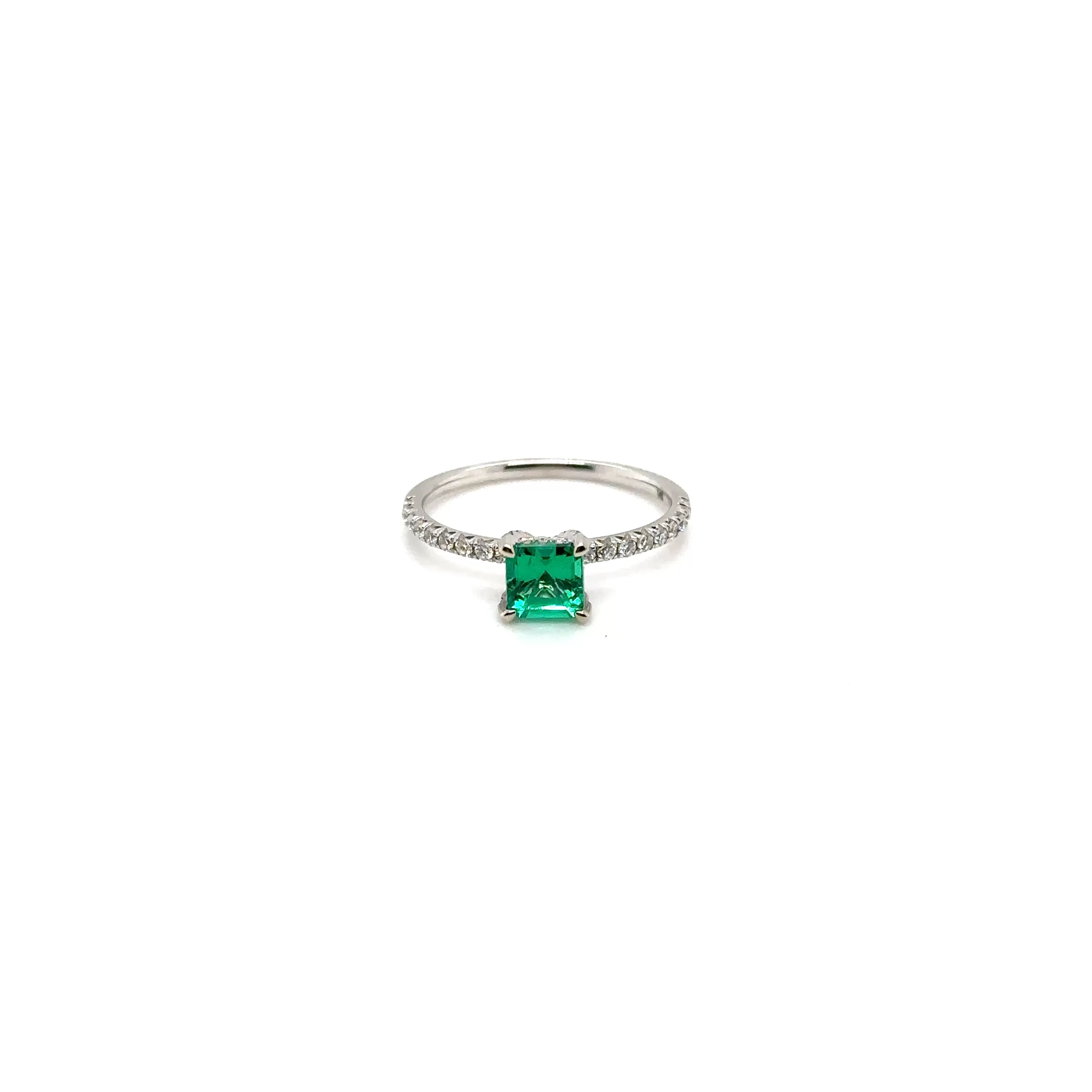 Colombian Emerald & Diamond Ring