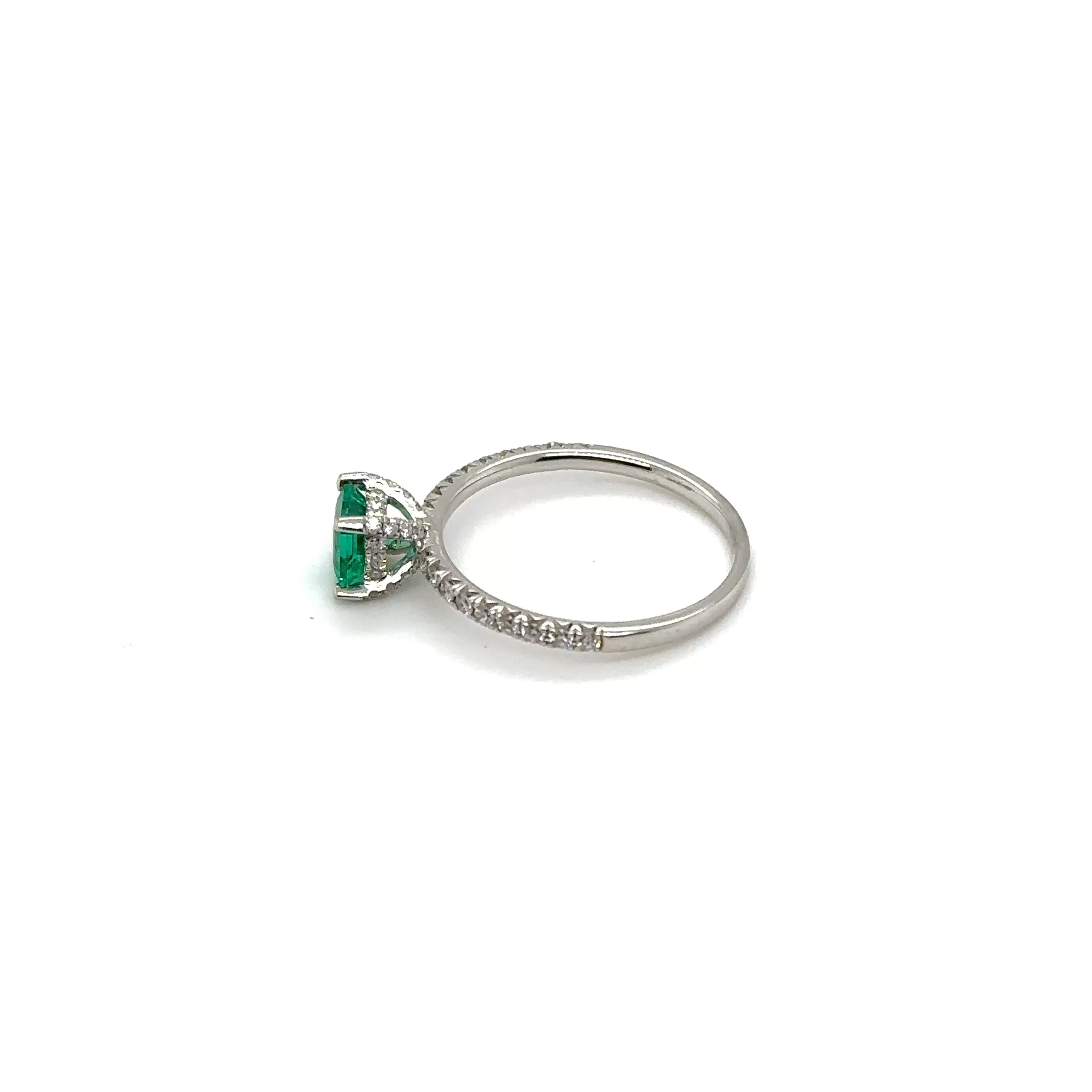 Colombian Emerald & Diamond Ring