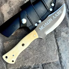 Come And Take It - Rough Rider Series - D2 Steel - Bone - Horizontal & Vertical Carry - 10 inches - CUS23