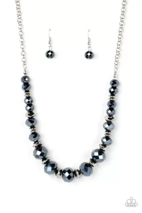 Cosmic Cadence Blue Necklace - Paparazzi Accessories