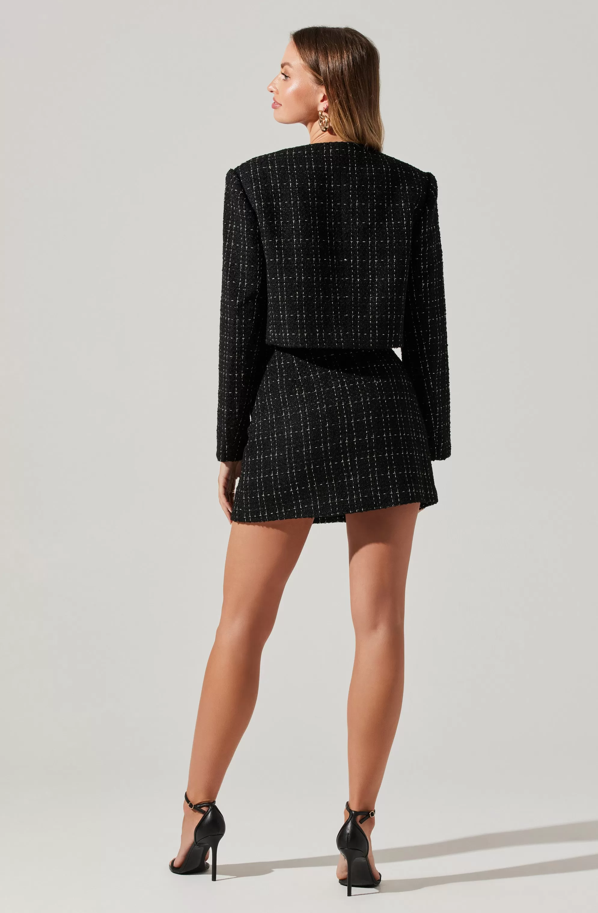 Covina Tweed Mini Skirt