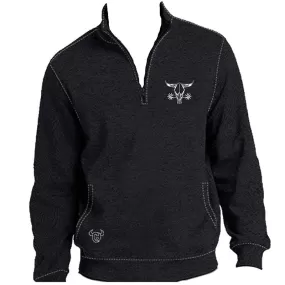 Cowboy Hardware Men's Barbed Skull Speckle Fleece Pullover