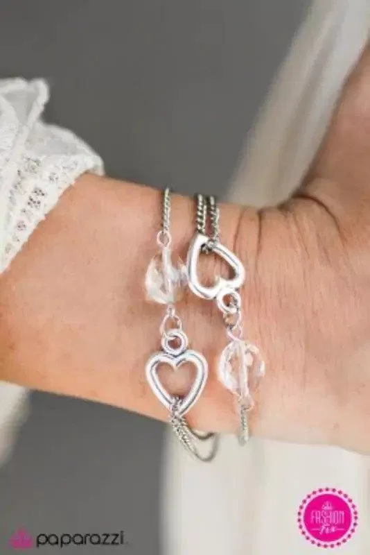 Dear Cupid White Bracelet - Paparazzi Accessories