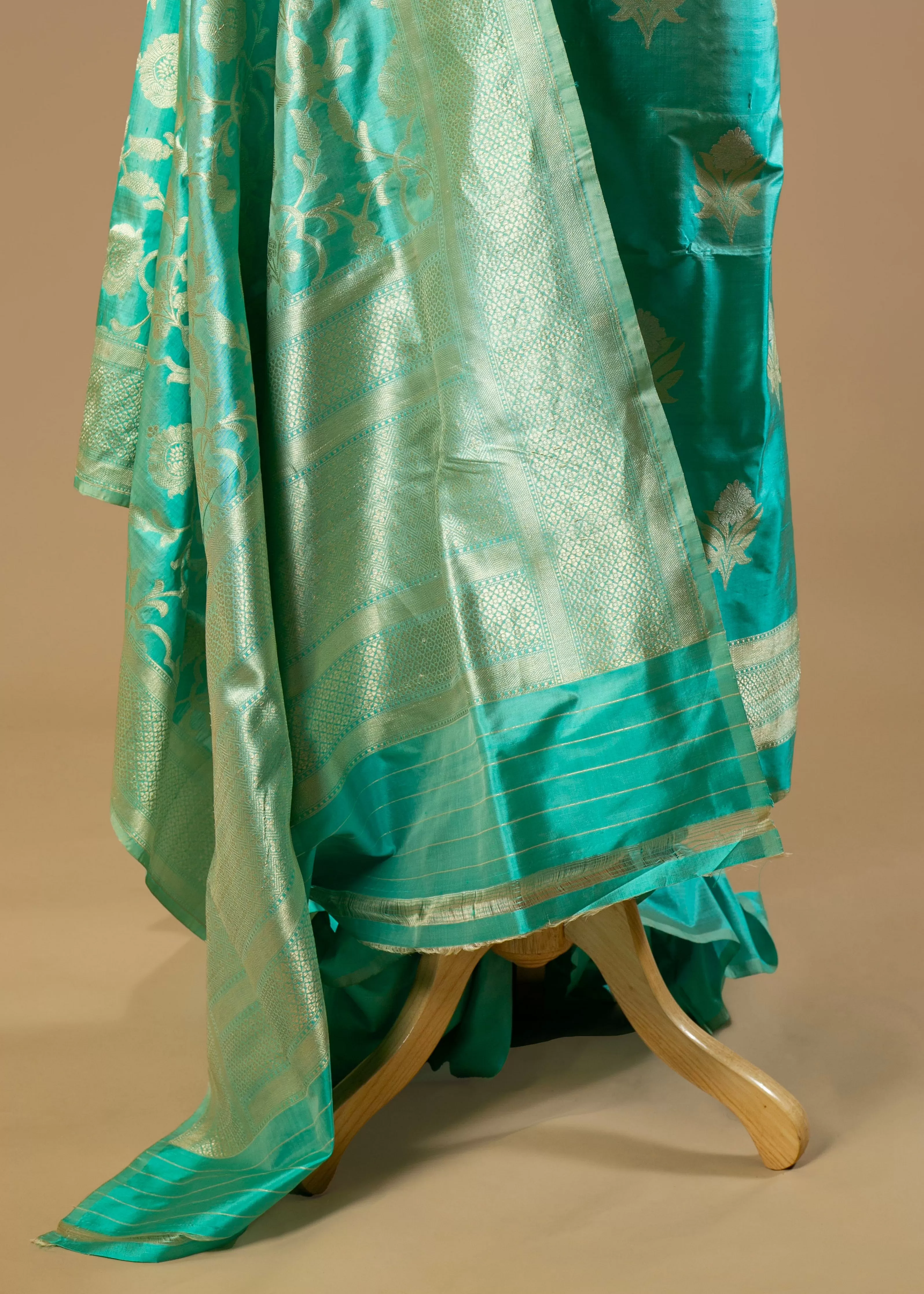 Elevate Your Ethnic Style with Our Soft Pure Silk Suit in Sky Blue