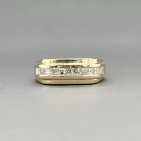 Estate 14K Y Gold 0.70ctw G/SI1 Diamond Men's Ring