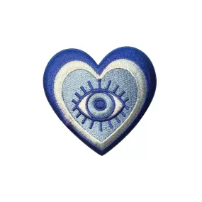 Evil Eye Heart Patch