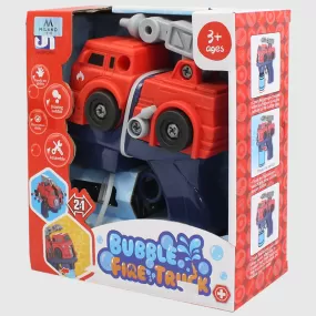 Fire Truck Bubble Gun Shooter