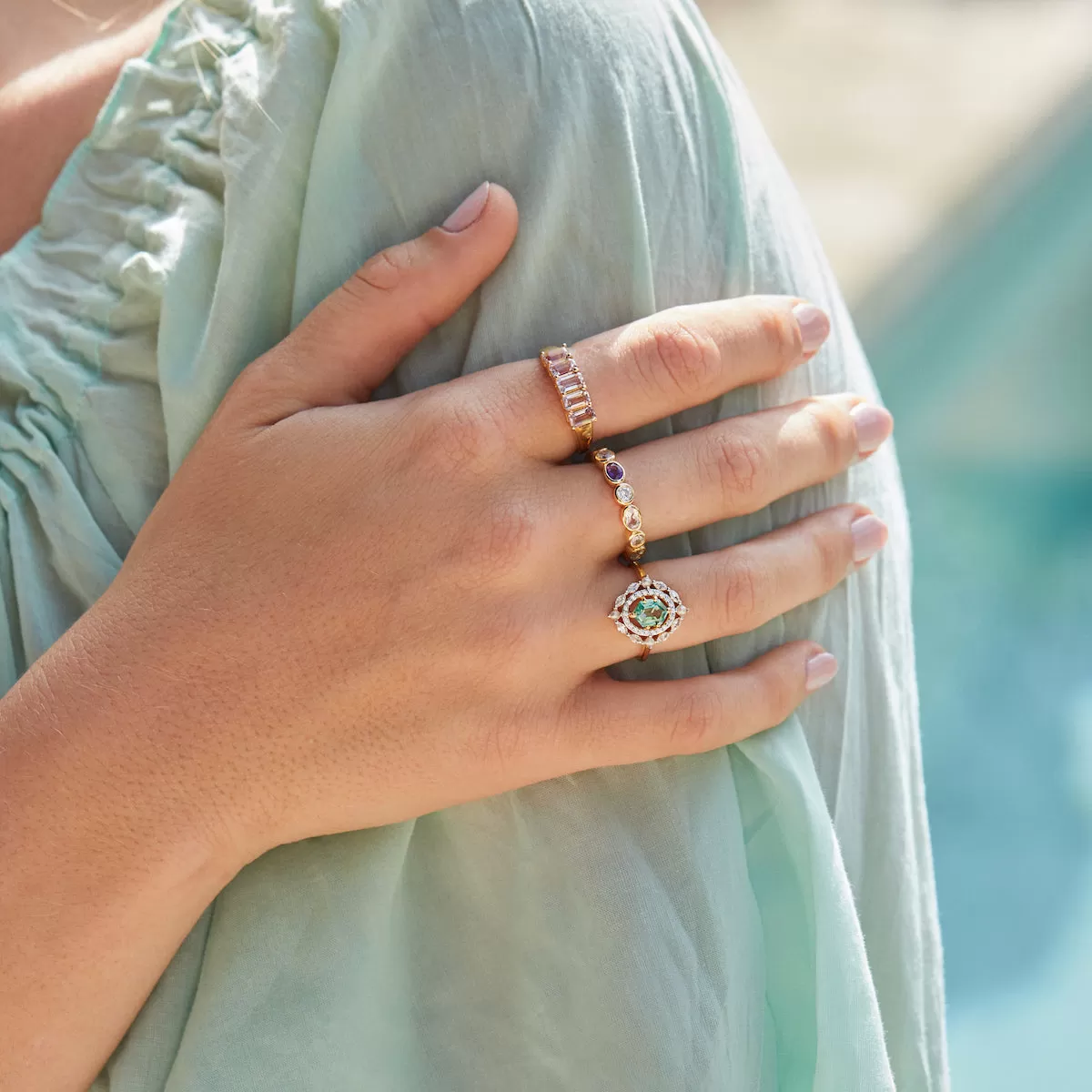 Garden Party Eternity Band