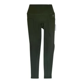 Horze Full Seat Grip Riding Tights in Hunter Green - Children's Large