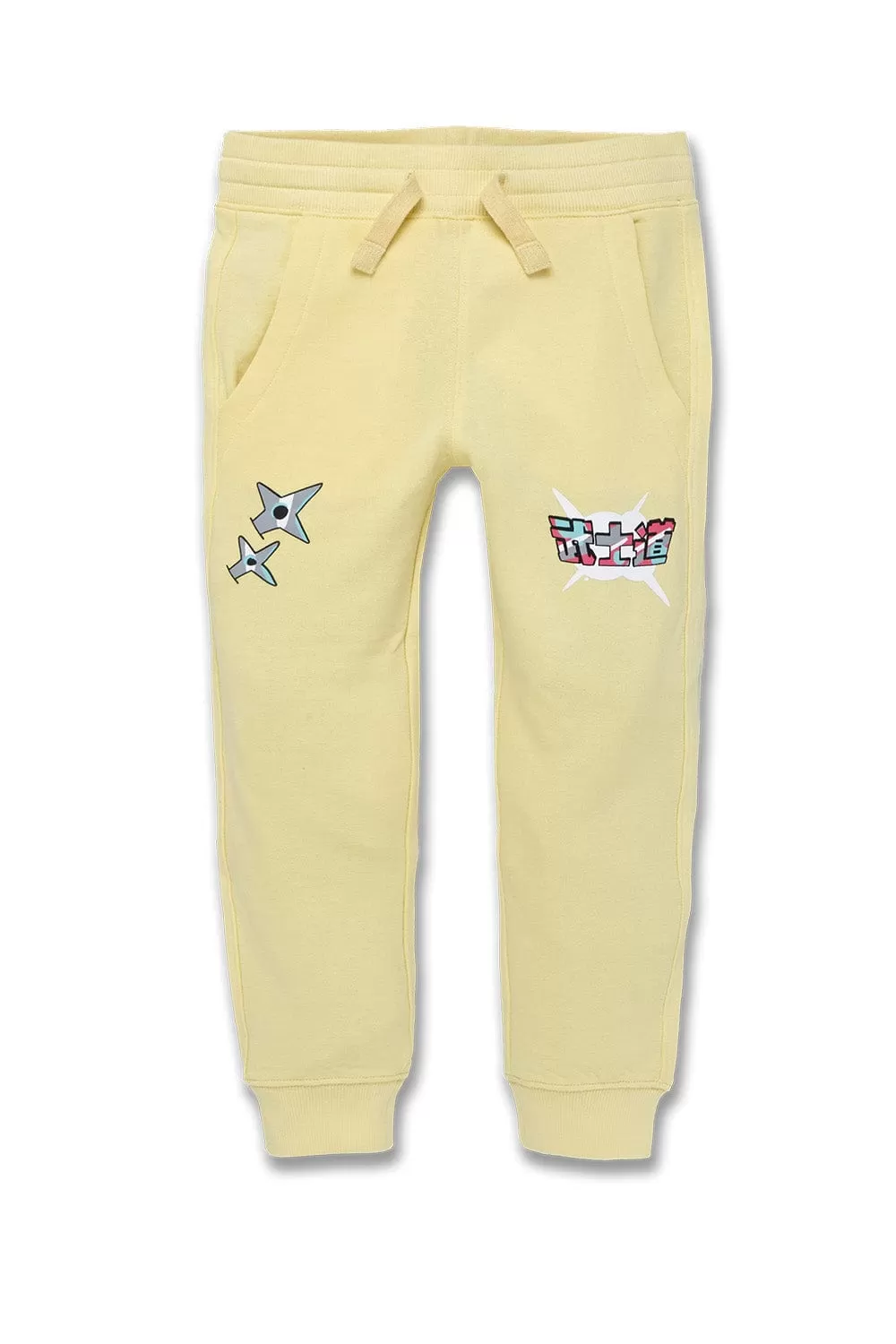 Kids Invincible Plush Jogger Sweatpants (Pale Yellow)