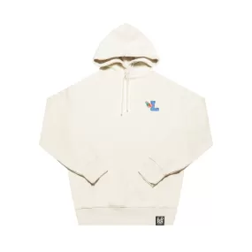 Leaders L-Wing Embroidered Ecru Hoodie