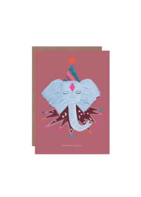  Magic Party Elephant  Card