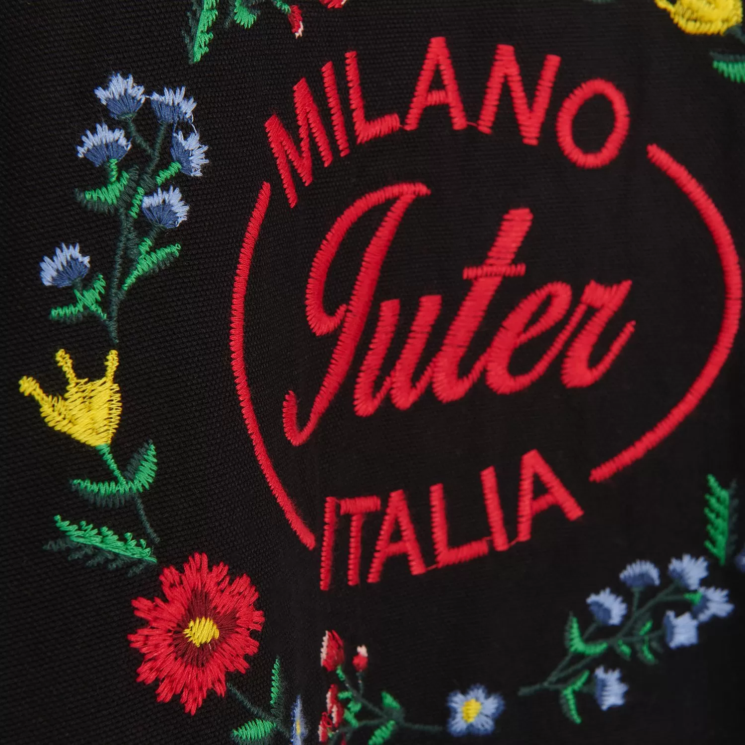 MILANO FLOWERS VARSITY BLACK