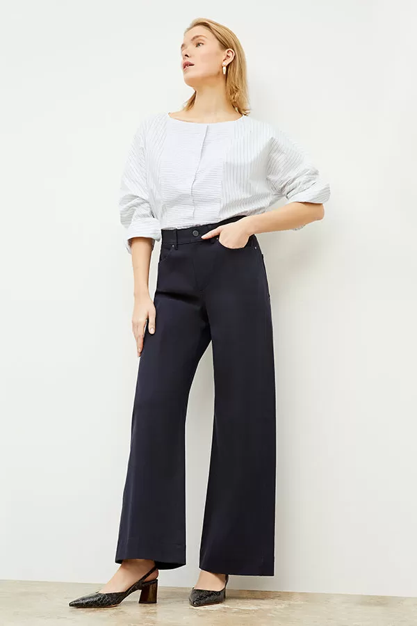 Milo Wide-Leg Jean - Eco Better Than Denim :: Ink