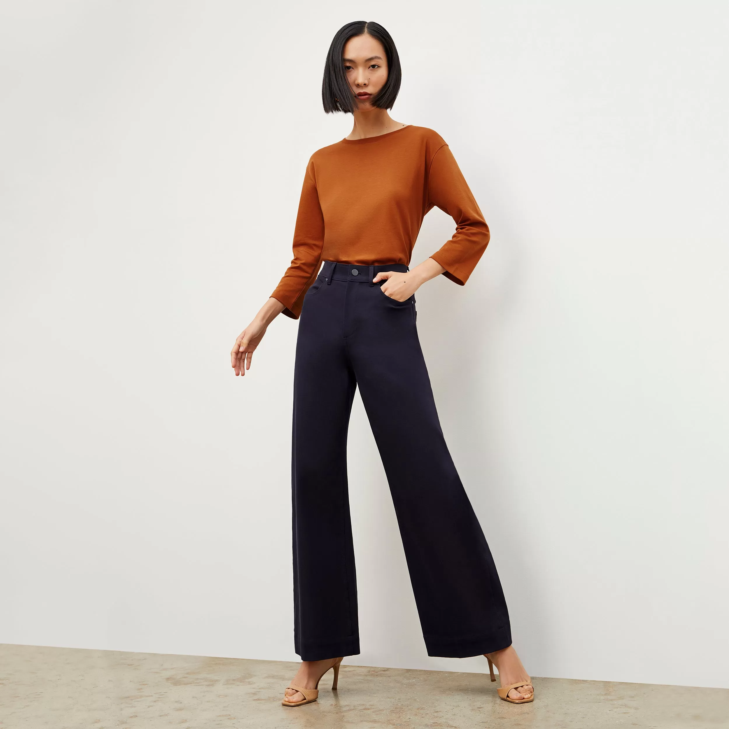 Milo Wide-Leg Jean - Eco Better Than Denim :: Ink