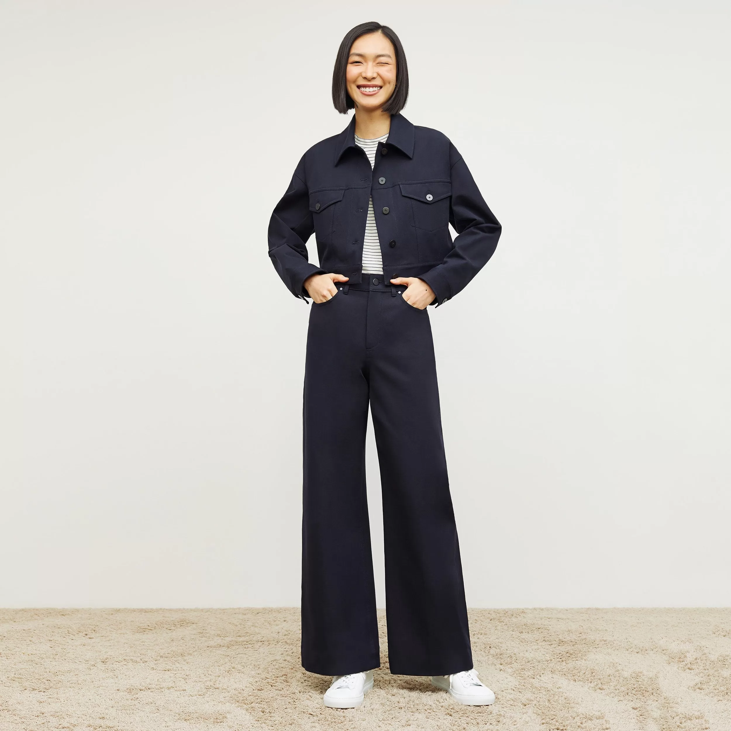 Milo Wide-Leg Jean - Eco Better Than Denim :: Ink