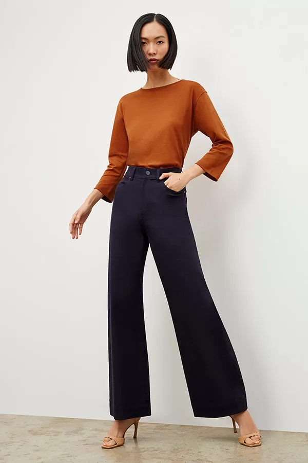 Milo Wide-Leg Jean - Eco Better Than Denim :: Ink