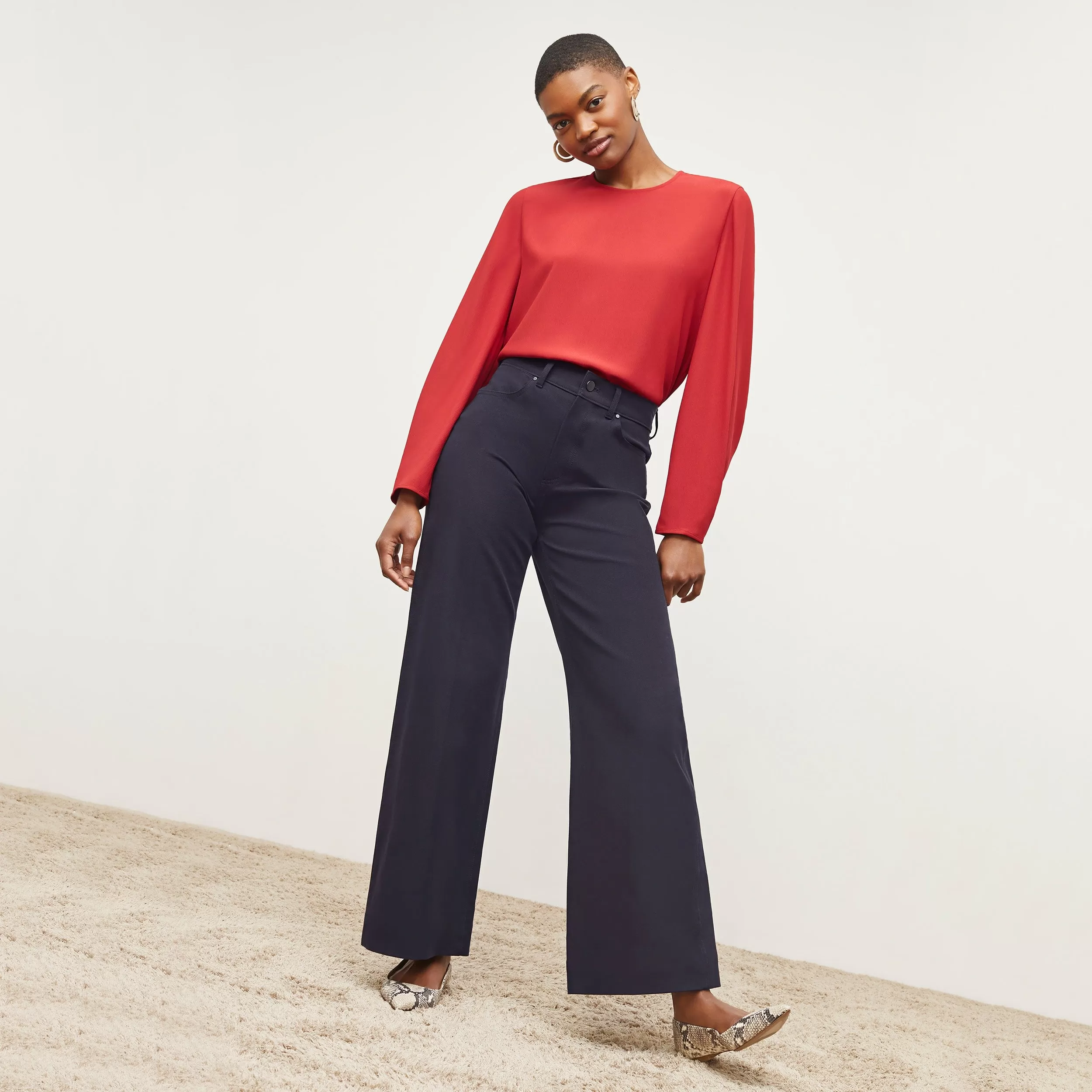 Milo Wide-Leg Jean - Eco Better Than Denim :: Ink