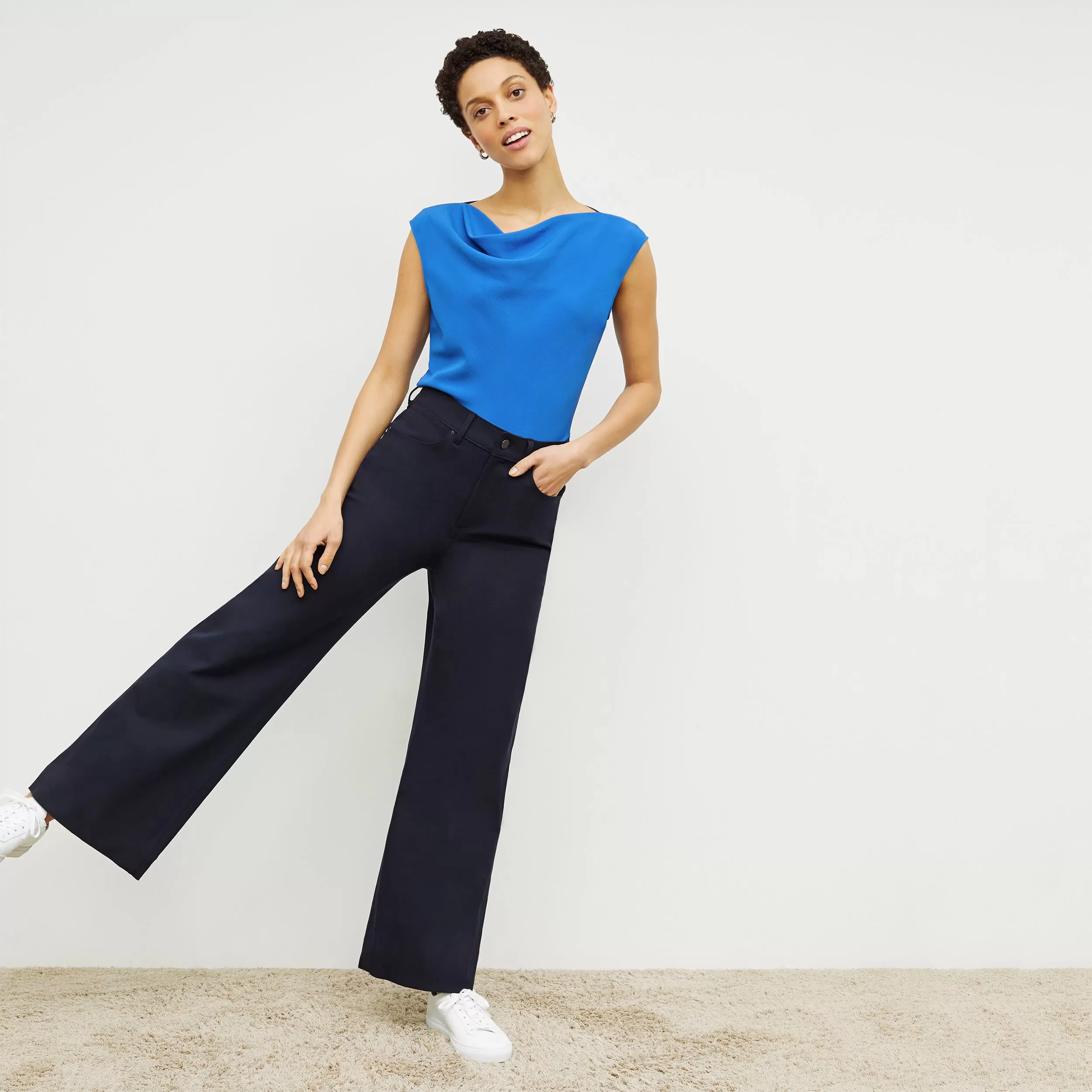 Milo Wide-Leg Jean - Eco Better Than Denim :: Ink