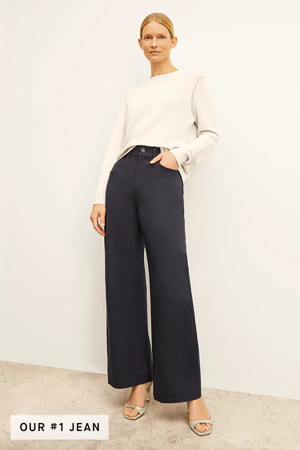 Milo Wide-Leg Jean - Eco Better Than Denim :: Ink