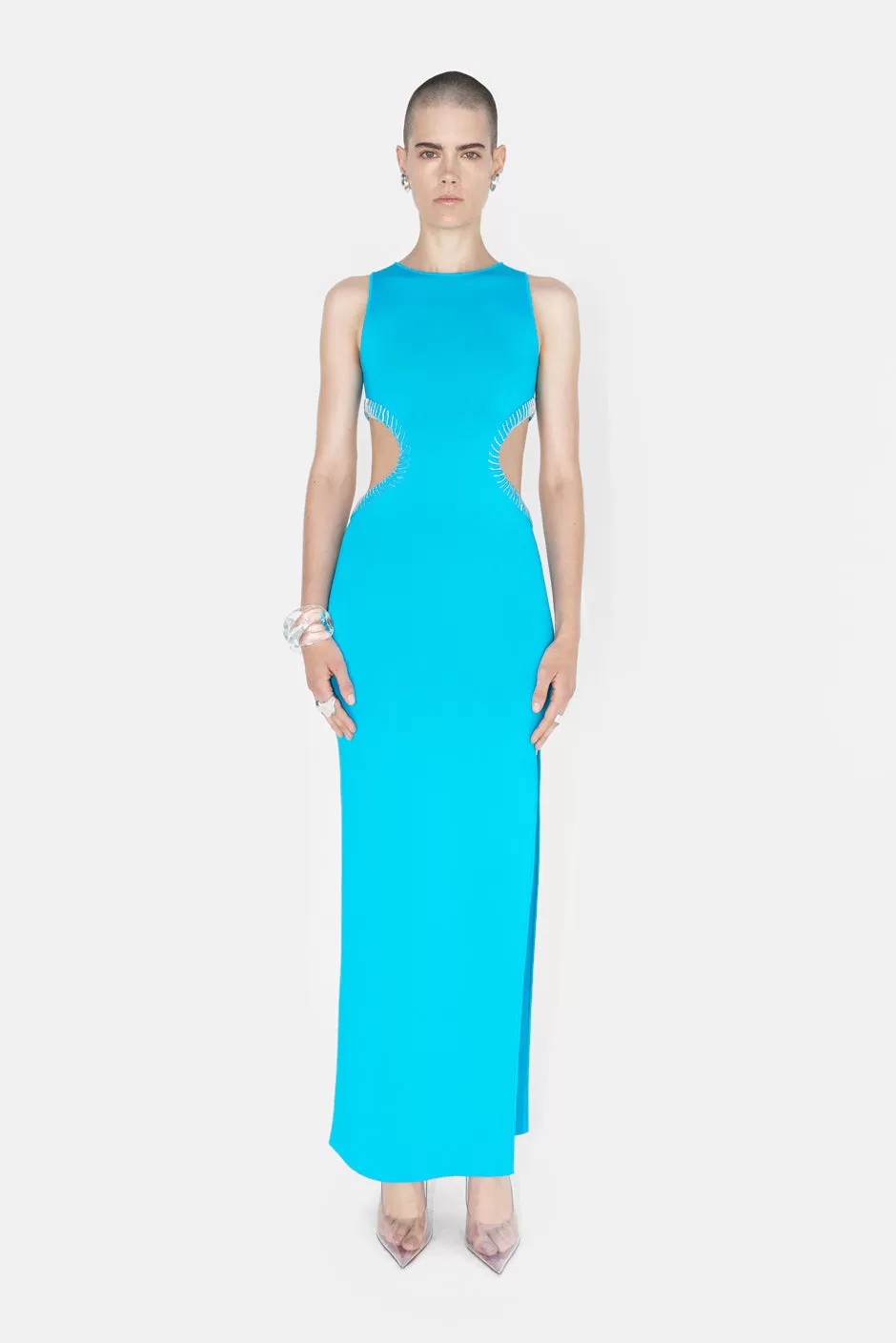 Mirrored Luna Dress - Turquoise