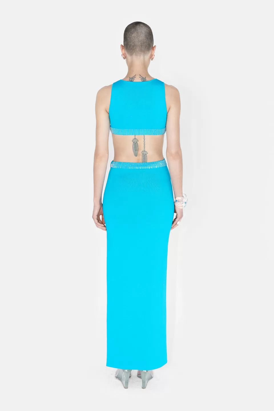 Mirrored Luna Dress - Turquoise