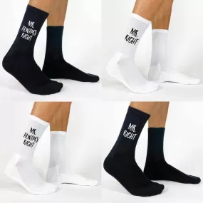 Mr. Right and Mrs. Always Right - Personalized Socks