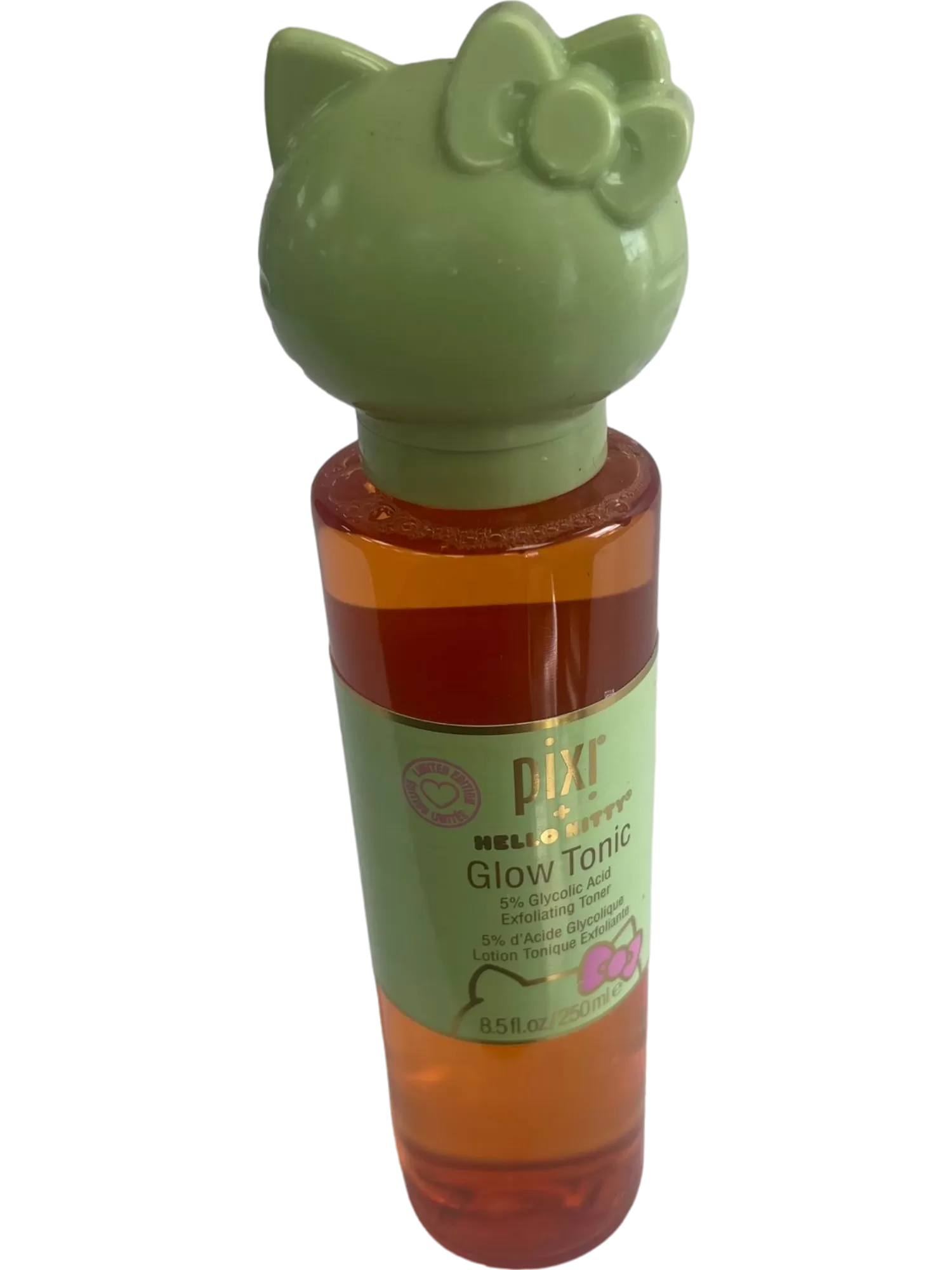 Pixi Hello Kitty Glow Tonic Toner with 5% Glycolic Acid 250ml