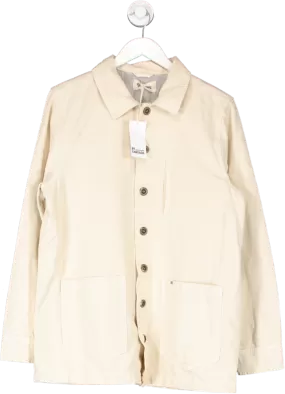 Re Threads Beige Button Down Jacket UK S