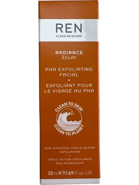 REN Clean Skincare Gentle Brightening Exfoliator for Face PHA Exfoliating Facial