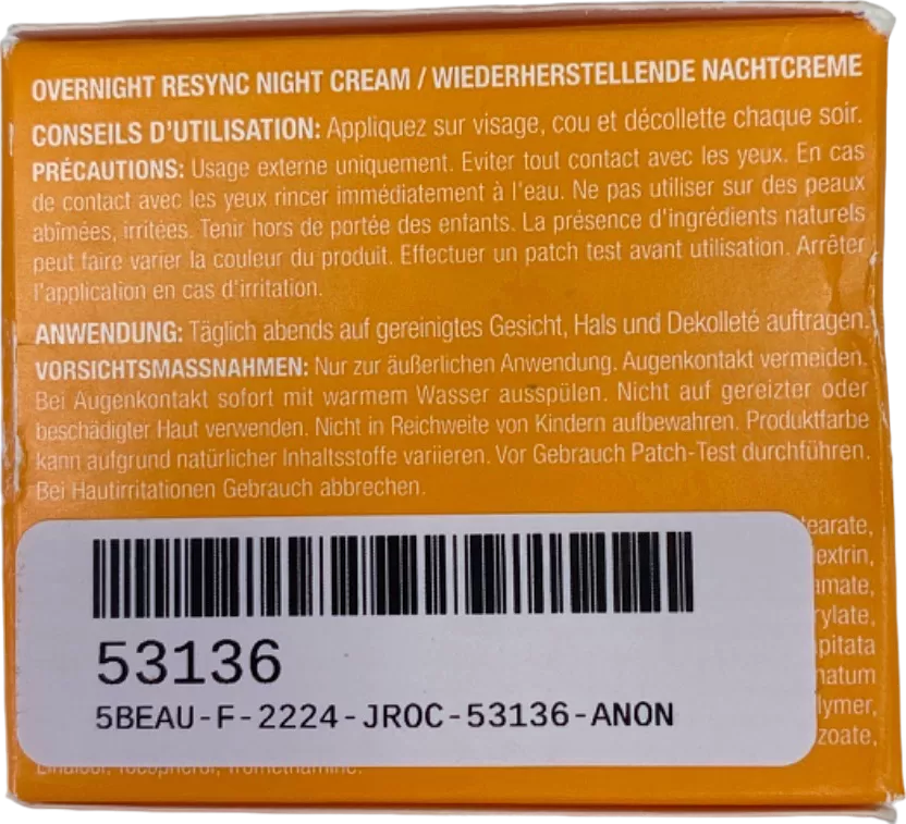 Super Facialist Vitamin C  Overnight Resync Night Cream Super Glow 50 ml