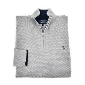 Tom Penn 1/4 Zip - Mayo Grey