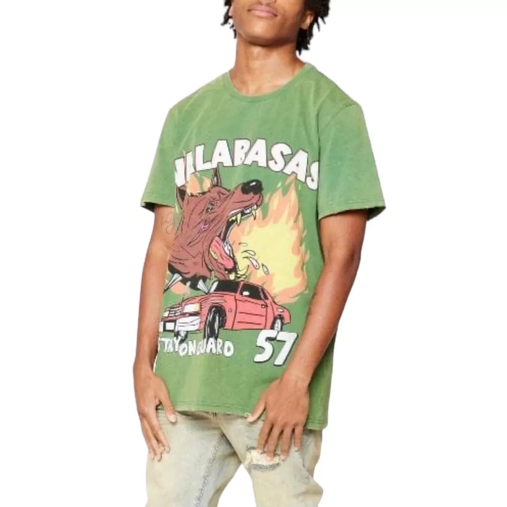 Valabasas "On Guard" Tee (Vintage Grass Green) VLBS9025