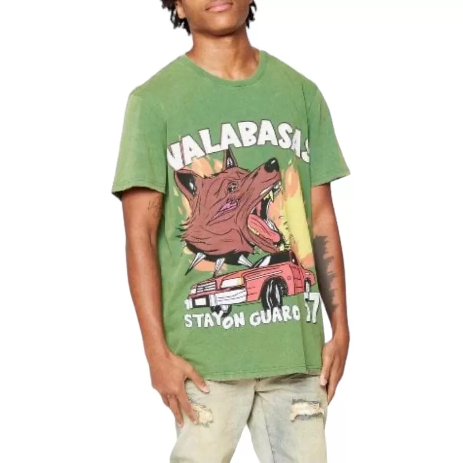 Valabasas "On Guard" Tee (Vintage Grass Green) VLBS9025