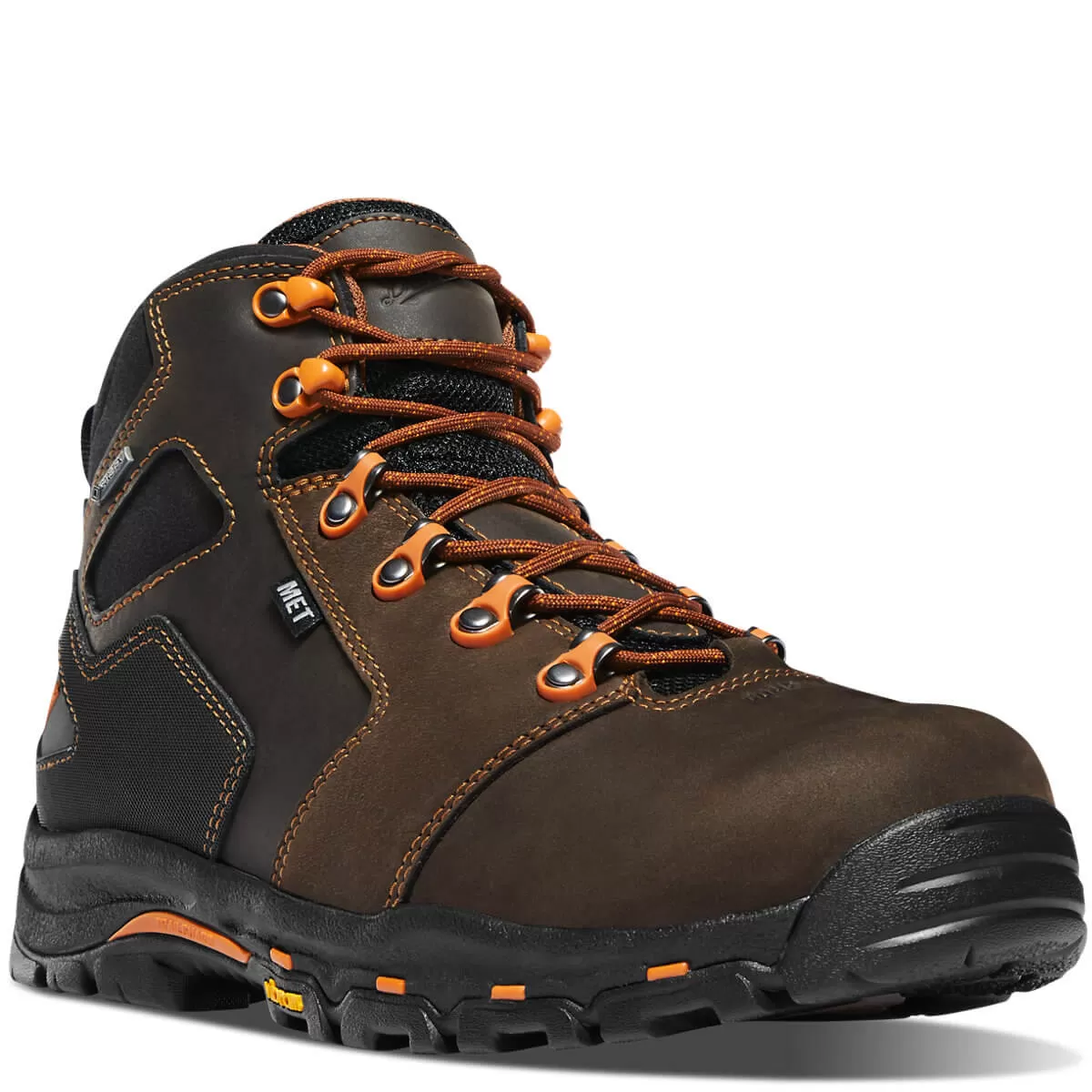 Vicious 4.5 Men's Metguard Composite-Toe Boot Brown/Orange NMT