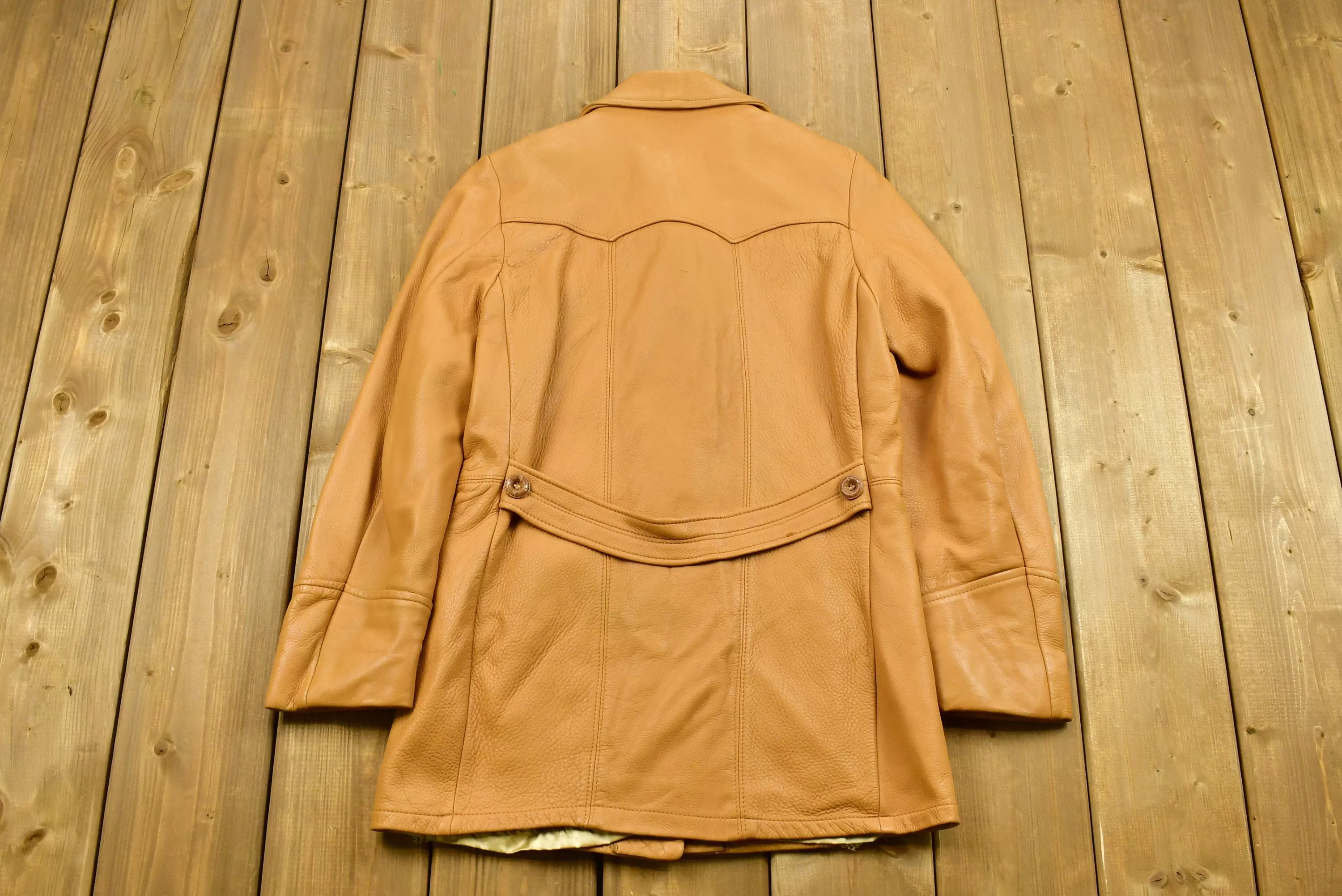 Vintage 1960's Genuine Deerskin Jacket / Mid Western Sport Togs / Berlin Wisconsin / Leather Coat / Winter Outerwear / Streetwear Fashion